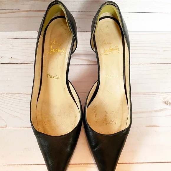 Christian Louboutin Black Napa Sixties size 40 - Picture 2 of 12